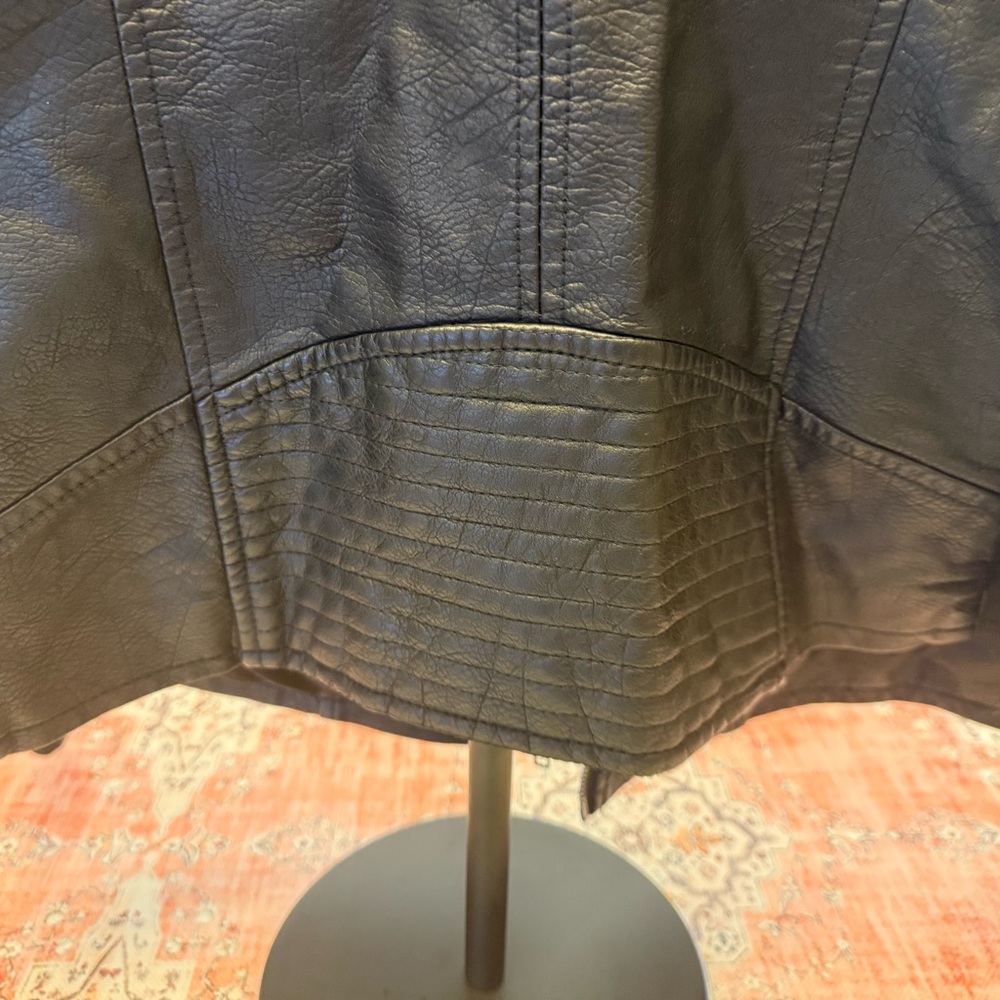 Torrid Black Leather Moto Jacket for Women - Picture 5 of 7